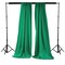 Pack of 2 Polyester Poplin Backdrop Drapes 96 x 58 Inch Semi-Opaque Event Panels